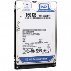 Western Digital WD1600BEVT 160 GB 5400RPM SATA 8 MB 2.5-Inch Notebook Hard Drive