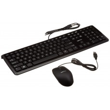 Basics Wired Keyboard and Wired Mouse Bundle Pack